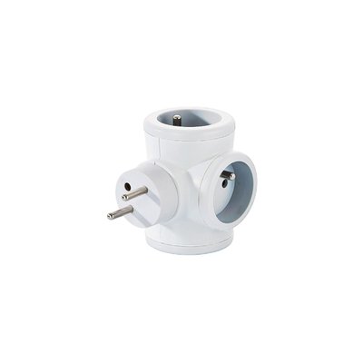 Multiprise rotative 3x16A Blanc WATT ET CO