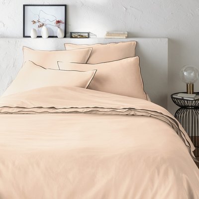 Housse de couette satin de coton lavé, Victor uni LA REDOUTE INTERIEURS