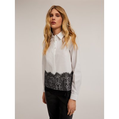 Chemise en popeline de coton mélangé MOTIVI