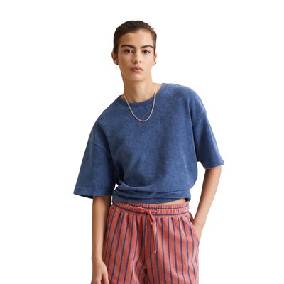 T-shirt en éponge relaxed en pur coton bio MARC O’POLO DENIM