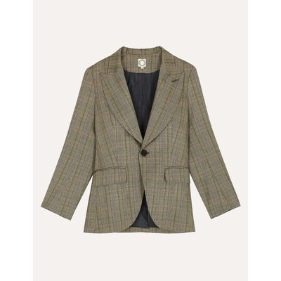 Veste Gaelle motif Prince de Galles INES DE LA FRESSANGE PARIS