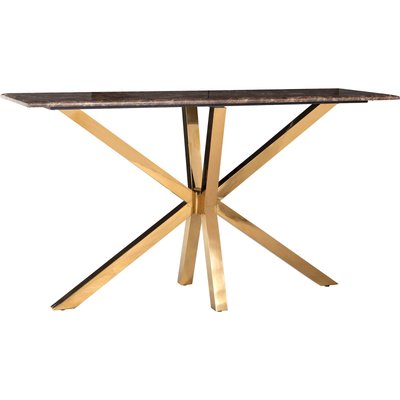 Console en acier, dessus faux marbre, Conrad RECOLLECTION