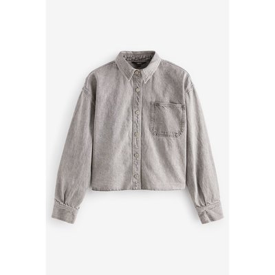 Chemise en jeans grise femme online