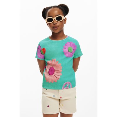 Desigual - T-shirt à fleurs Ribbed DESIGUAL