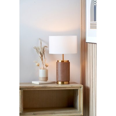 Wood Effect Ceramic Table Lamp ÉDITÉ