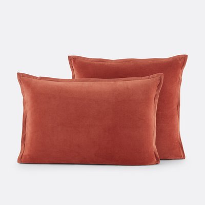 Federa Noria in velluto e cotone lavato double face LA REDOUTE INTERIEURS