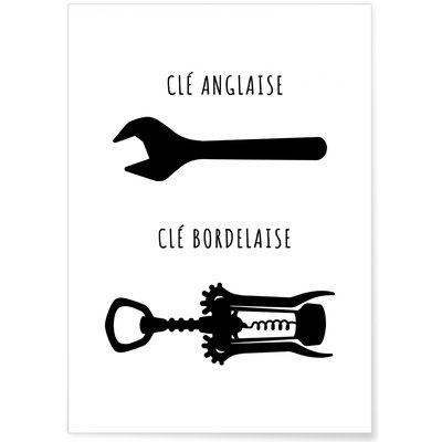 Affiche Clé Bordelaise L'AFFICHERIE