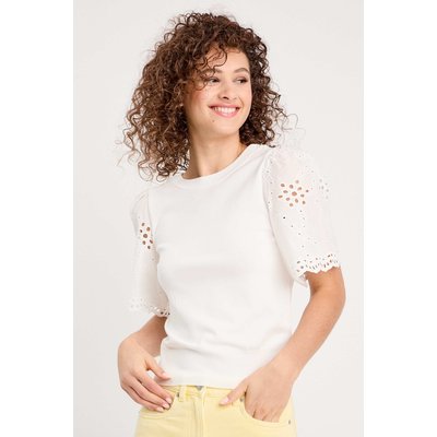 Pull manches broderie anglaise CACHE CACHE