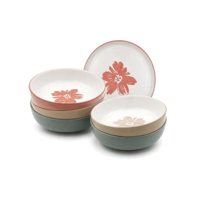 Lot de 6 assiettes creuses, HANAE ARTIME