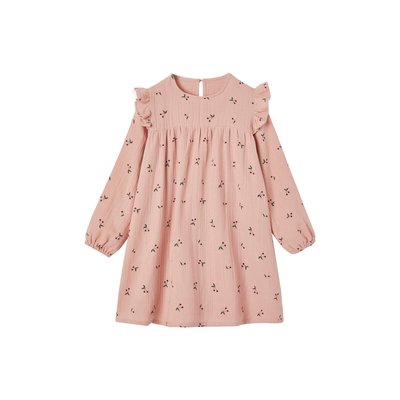 Robe ceremonie fille rose poudre La Redoute