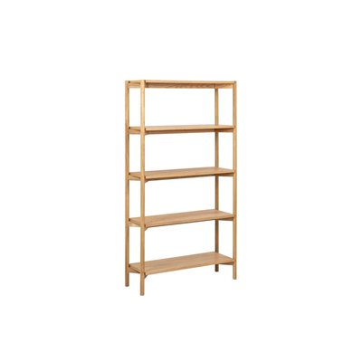 Bibliothèque scandinave en chêne clair 4 tablettes - BRENDA HELLIN, DEPUIS 1862