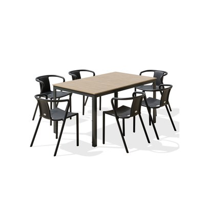Ensemble repas de jardin en aluminium BOSTON DCB GARDEN