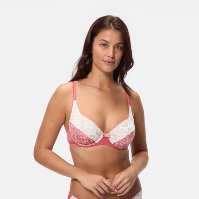 Playtex Flower Elegance Recyclé, Soutien-Gorge avec armatures Microfibre PLAYTEX