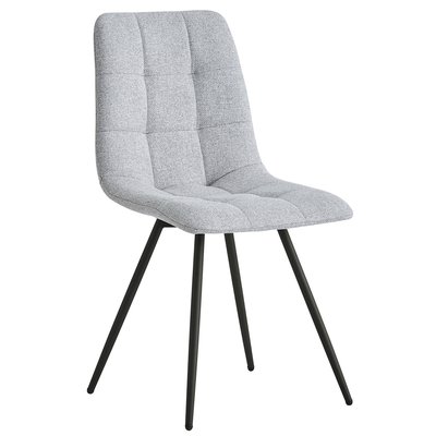 Lot de 2 chaises, métal et tissu, BJORN NORDLYS