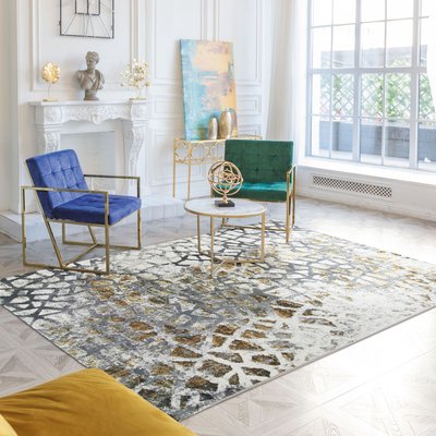 Tapis graphique effet céramique THE DECO FACTORY