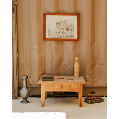 Table basse en bois Léonie N°1057 - Bon état DEBONGOUT