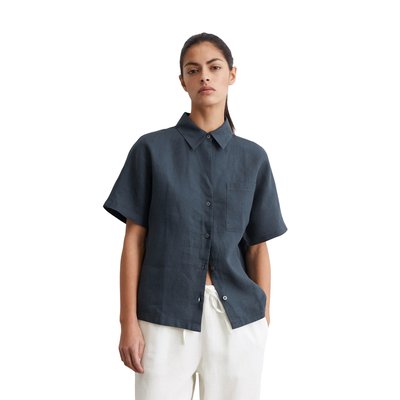 Blouse en lin relaxed en qualité légère MARC O'POLO