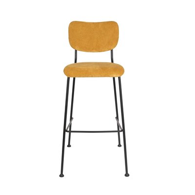Tabouret de bar en velours - BENSON ZUIVER