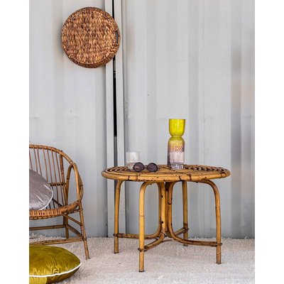Table basse en rotin Nadine N°167 - Bon état DEBONGOUT