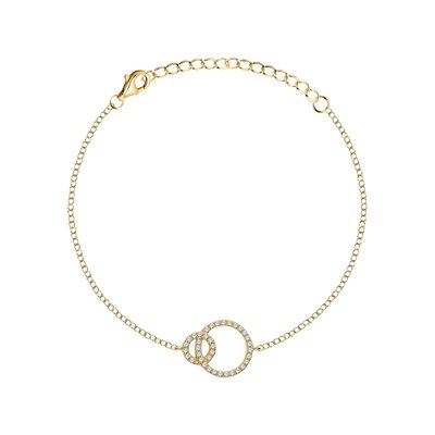Bracelet en argent 925 et oxyde de zirconium CLEOR