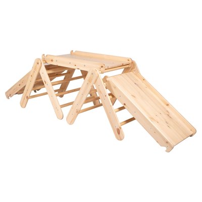Triangle d'escalade avec Toboggan MEOW BABY