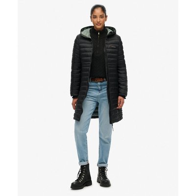 Doudoune Mi-longue Fuji Lite à Capuche SUPERDRY