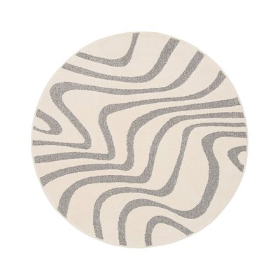 Tapis rond design avec effet relief NAYA AFK LIVING