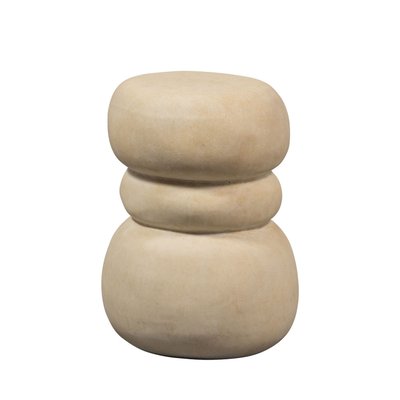 Table d'appoint en fibres d'argile ø33cm- YVO WOOOD