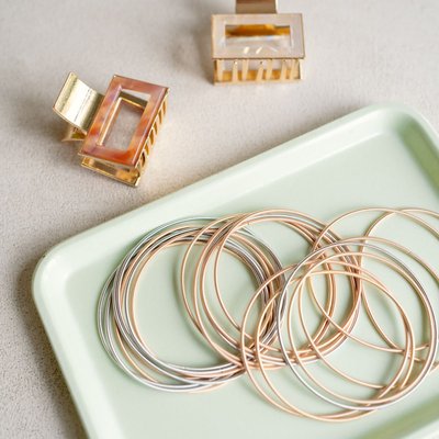 Set de 20 bracelets ressorts argentés BALABOOSTE