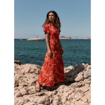 ROBE IMPRIMEE ET AJUSTEE OUMANY AN'GE