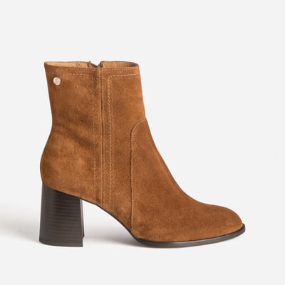 Boots À Talon en cuir CLEYA ERAM