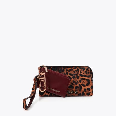 Set portefeuille et porte-monnaie duo avec dragonne LOLA CASADEMUNT