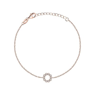 Bracelet en argent 925 et oxyde de zirconium ARBELO