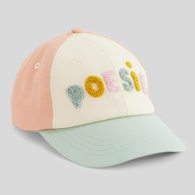 Casquette message bouclette en coton MONOPRIX