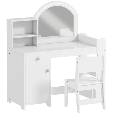 Ensemble de coiffeuse pour enfants MDF Blanc AIYAPLAY