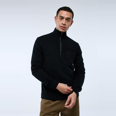 Pull col camionneur en mélange coton et cachemire MONOPRIX