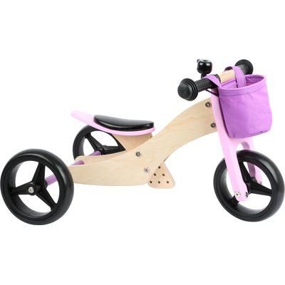 Draisienne Tricycle 2 en 1 Rose SMALL FOOT COMPANY