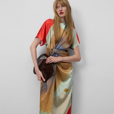 Robe midi imprimée ADOLFO DOMINGUEZ