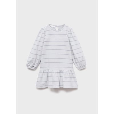 Robe à rayures en coton MANGO BABY