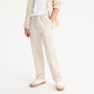 Gerade geschnittene Hose aus Baumwolle/Leinen LA REDOUTE COLLECTIONS