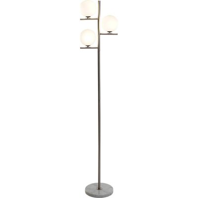 Lampe de sol moderne en verre et marbre style contemporain RECOLLECTION