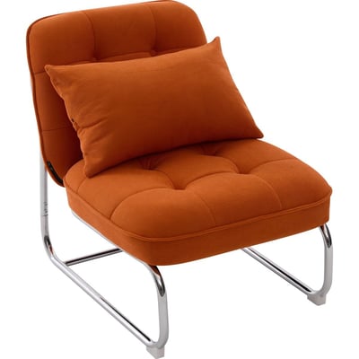Fauteuil en velours côtelé et piètement chromé - MARVIN HOMIFAB