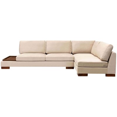 Canapé d'angle en tissu beige Tulip HANAH HOME