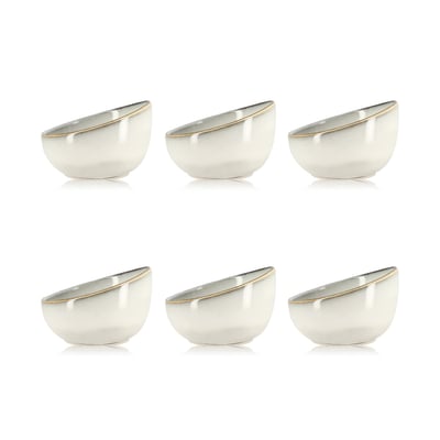 Lot de 6 coupelles en grès 12cm, BORAL OGO LIVING