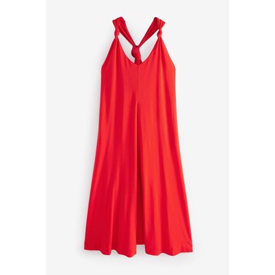 Robe longue en jersey à détail noué NEXT