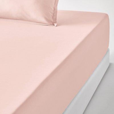 Lenzuolo con angoli percalle cotone, balza 35cm, Scenario LA REDOUTE INTERIEURS