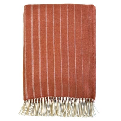 Plaid laine mérinos rayures  IRREGULAR KLIPPAN