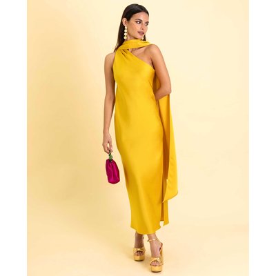 Robe Midi Asymétrique Avec Laçage THE-ARE