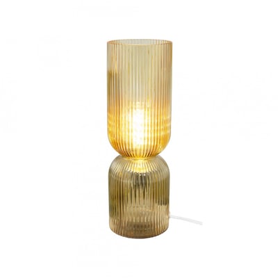 Lampe à poser en verre strié, CHARMY C-CREATION
