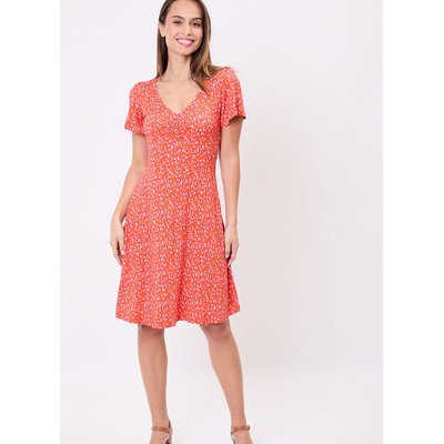 Robe imprimée maille évasée LORENE PRINCESSE NOMADE